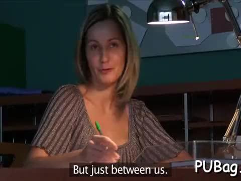 Public agent is in love with sex